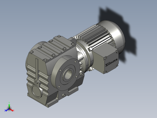 SA47～97 空心轴斜齿轮-蜗轮蜗杆减速电机 03_2009_SA57DR63-A-35