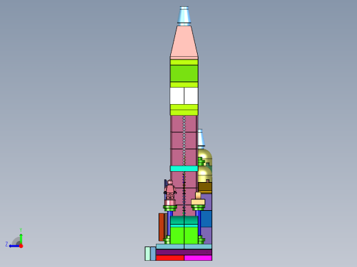 威尼斯天际线城市建筑街景模型右视缩略图