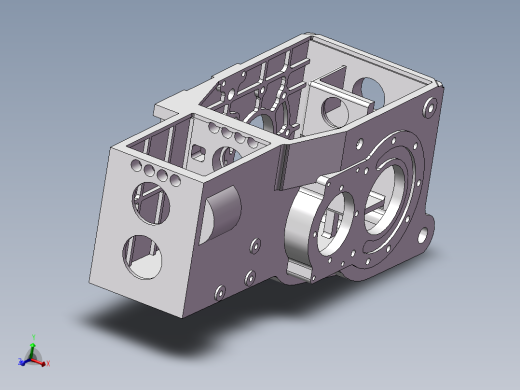 基于solidworks传动箱体结构设计及加工路线拟定 