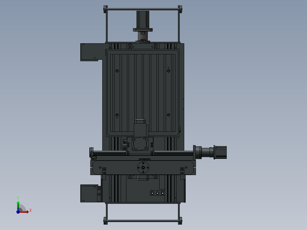 109CNC数控机床前视图