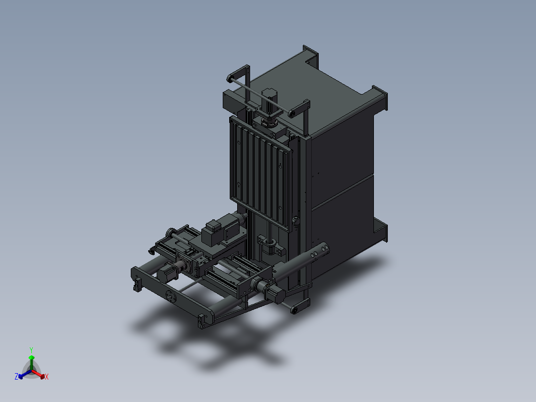 109CNC数控机床正等轴测图