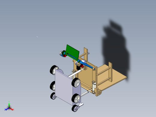 全自动多功能坐态调整轮椅设计-含三维catia图