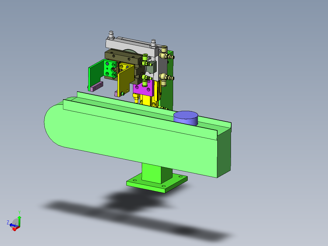 回转、夹紧组件