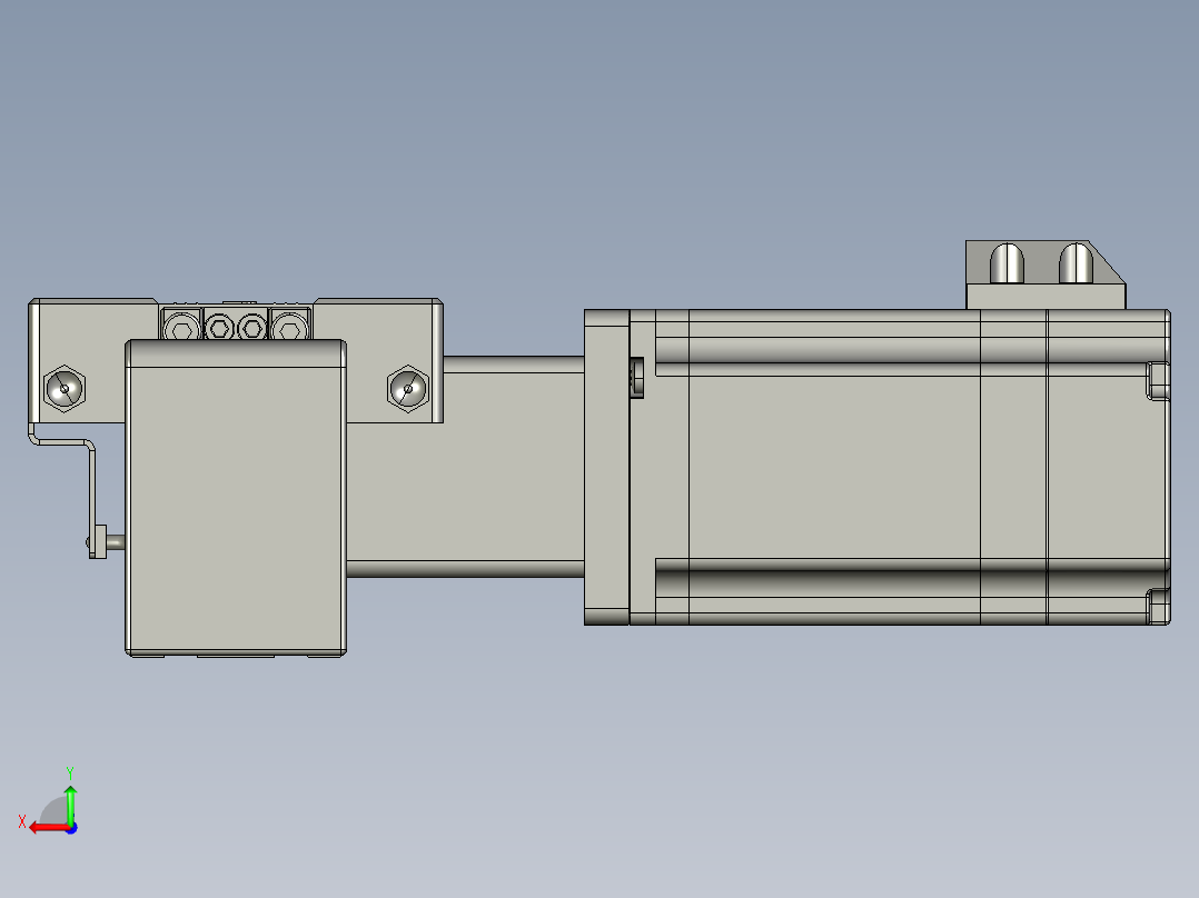 威洛博直线电机模组EB4-L80-S1100-R-57-MS3后视图