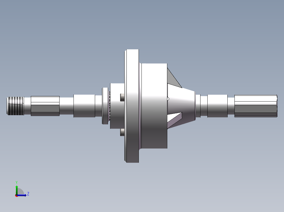 自动洗衣机行星齿轮减速器的设计【含图和文档】左视图