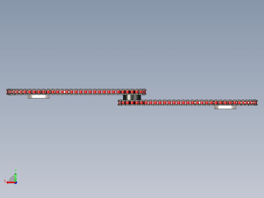 双链轮和滚子链 - ANSI 80---stp后视缩略图