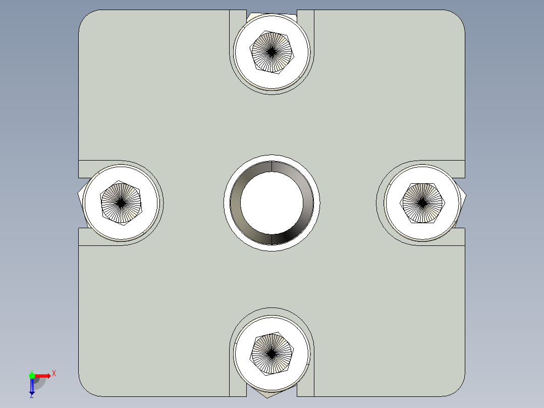 型材-BR 50X50 END CONNECTOR 3842532199俯视图
