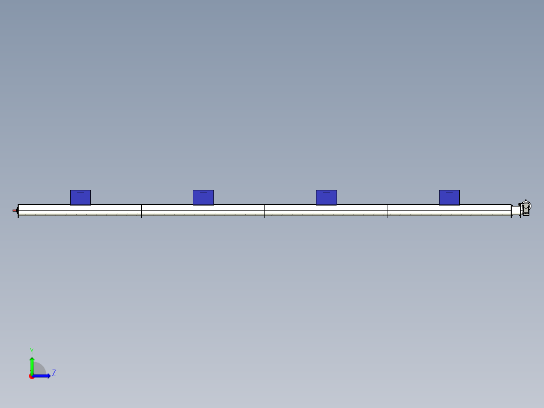 螺旋输送机左视图