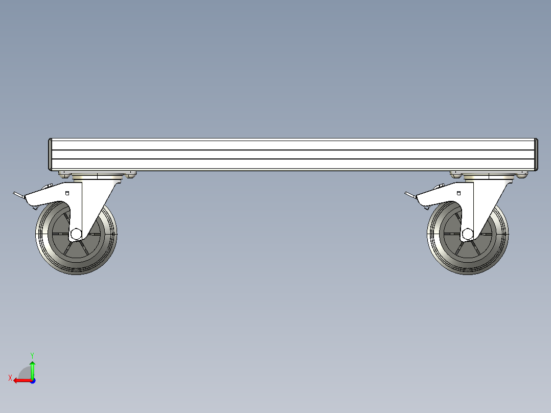 型材-KJN DOLLEY TRUCK 600DOLLY后视图