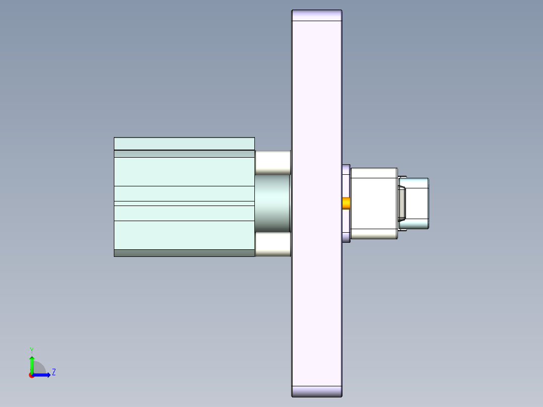 DCD874L-CNC1-1116左视图