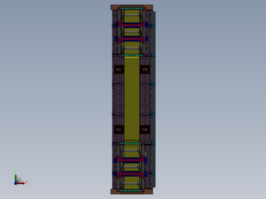 铁路散货卸载侧翻车设计含三维图二维图及说明书等资料前视缩略图