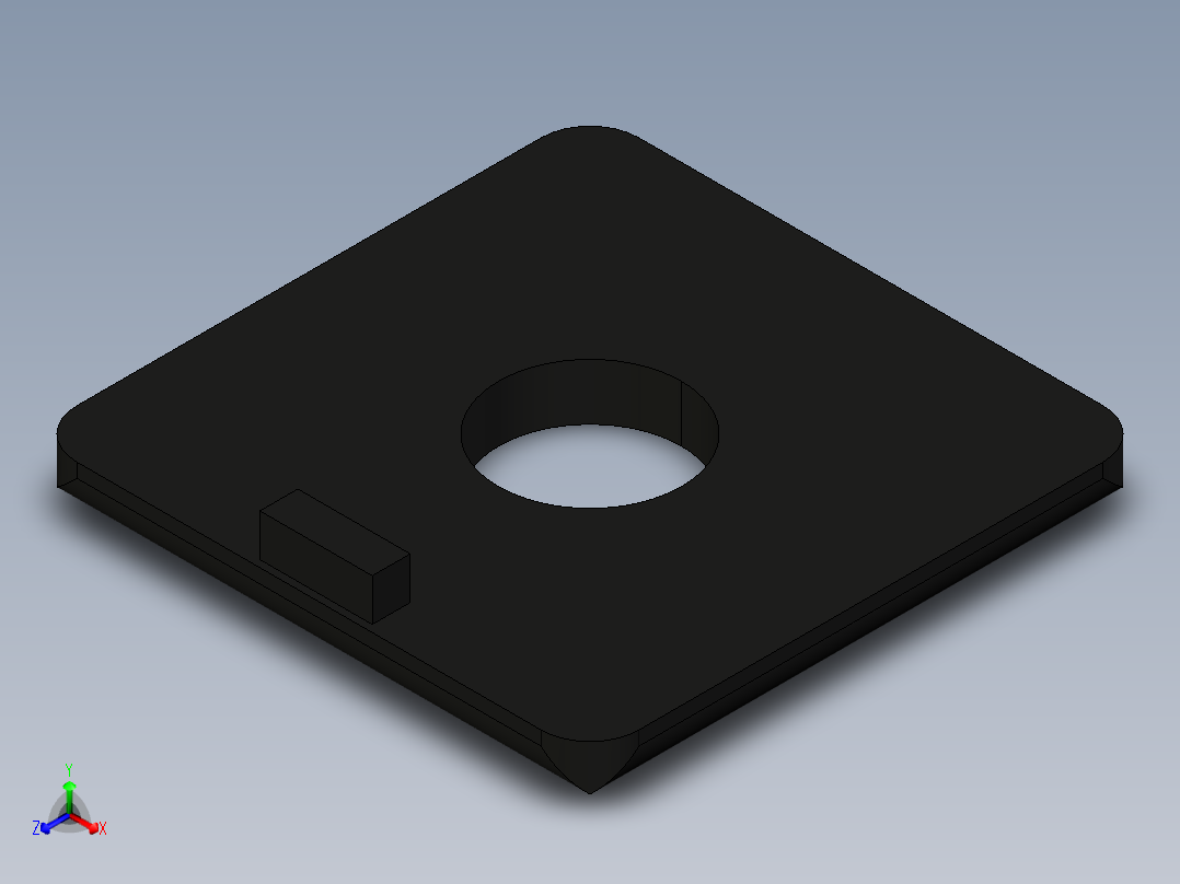 型材-BR 40X40 COVER CAP WITH HOLE KJN529045