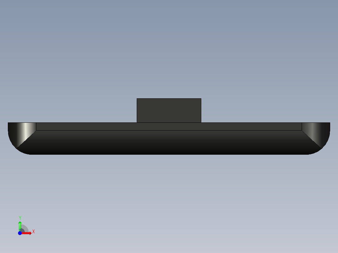 型材-BR 40X40 COVER CAP WITH HOLE KJN529045前视图