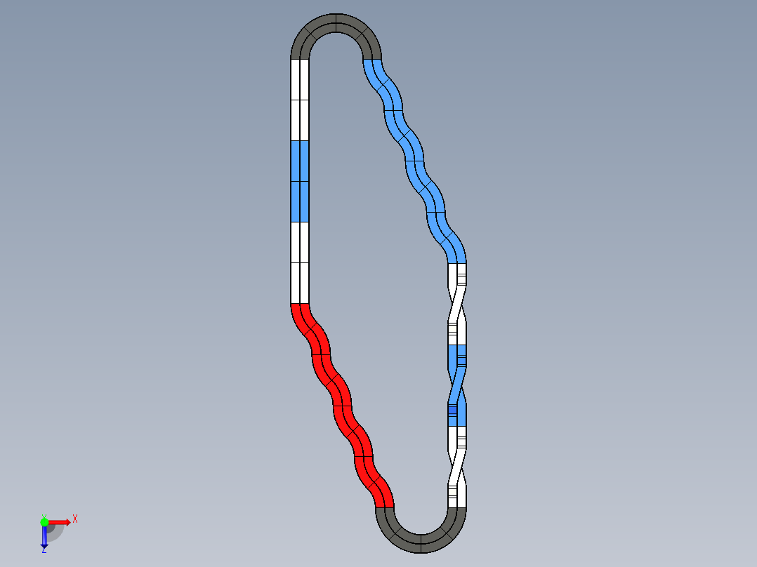 四驱车跑道7俯视图