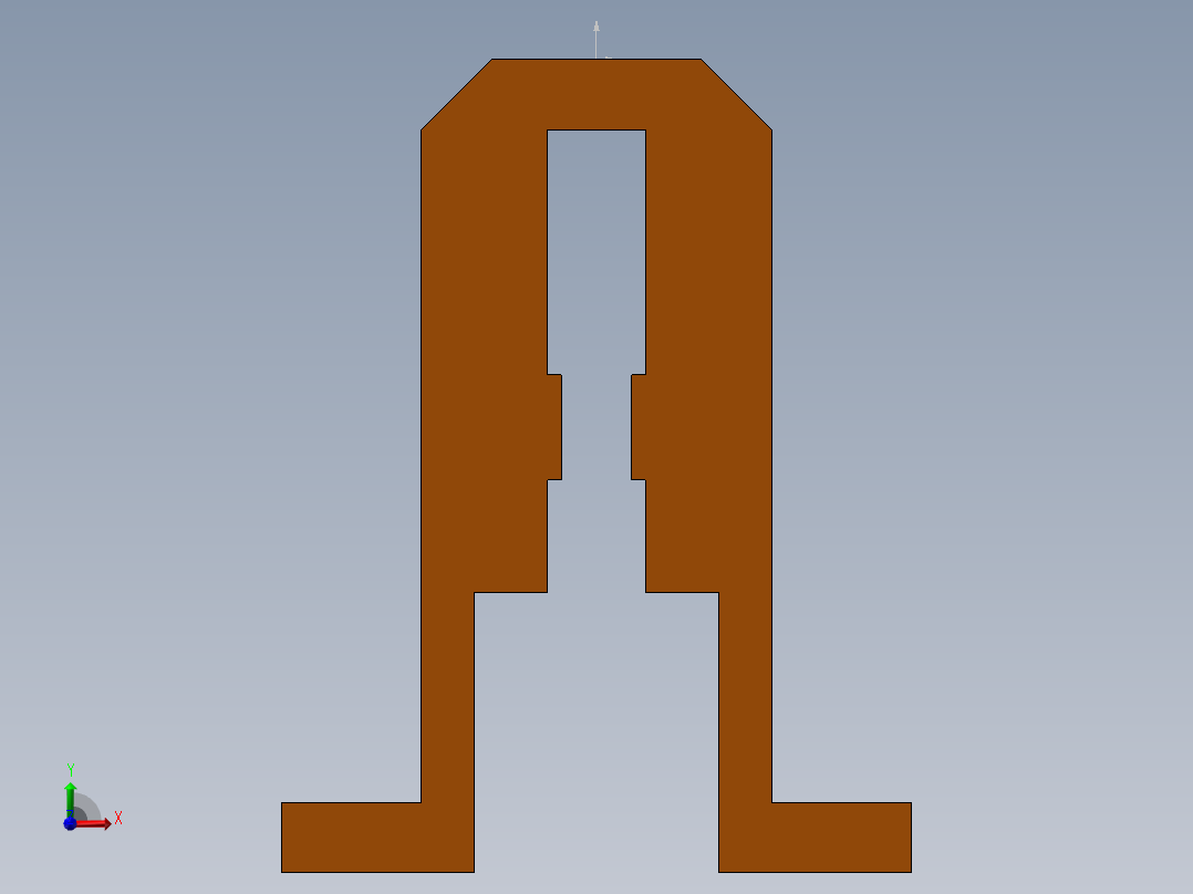 S19 齿轮座前视图