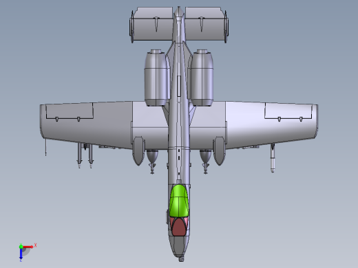 A10攻击机俯视缩略图