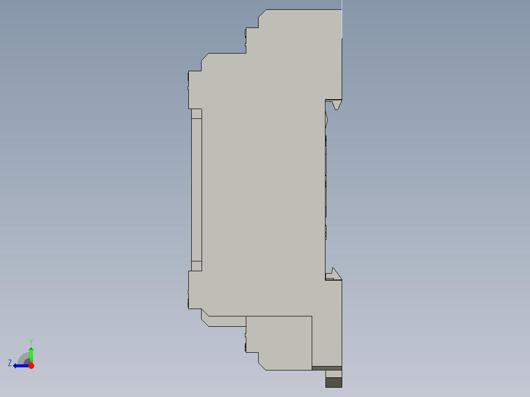 继电器+滤波器模型+端子终端固定器右视图