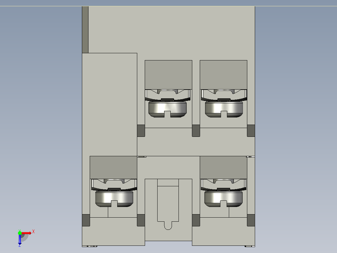继电器+滤波器模型+端子终端固定器俯视图