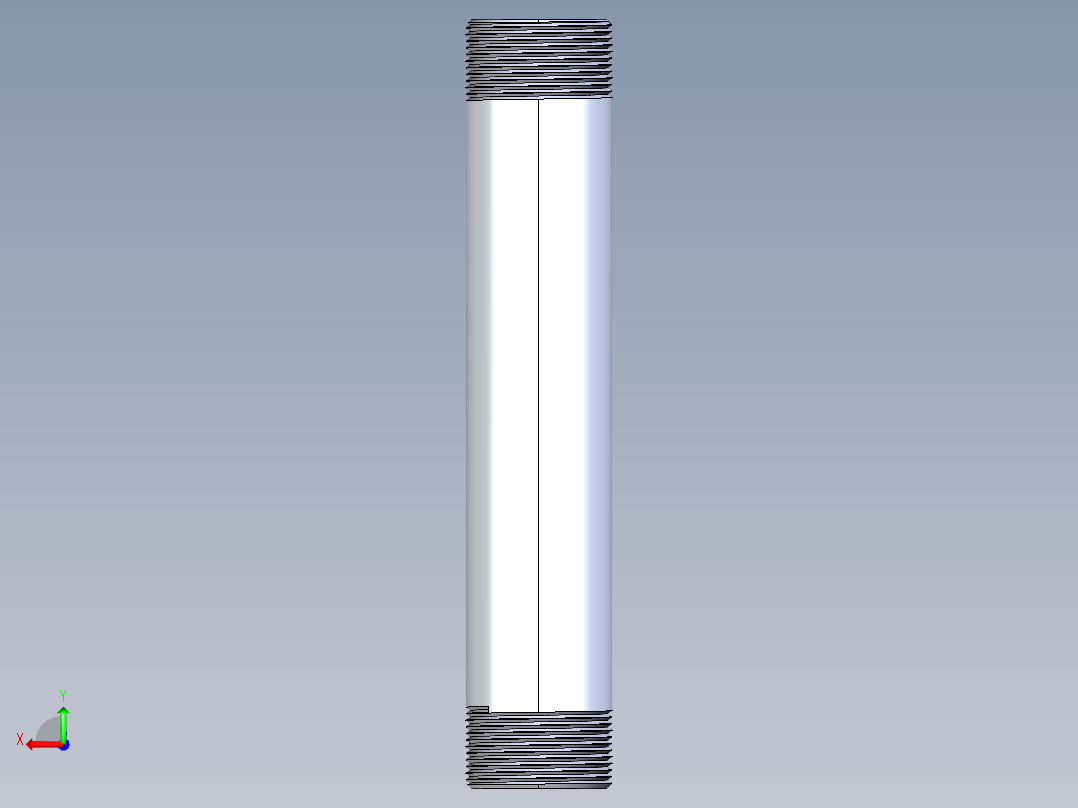 聚氯乙烯配件33-Sch80_Nipple_MPTxMPT_861-220_1.5in x 10in后视图