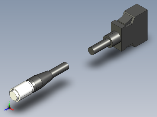 基恩士CA-CH3_10_kc图纸模型正等轴测缩略图