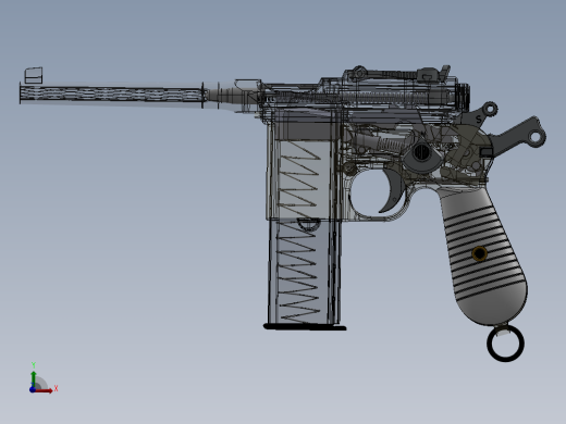 毛瑟C96军用手枪