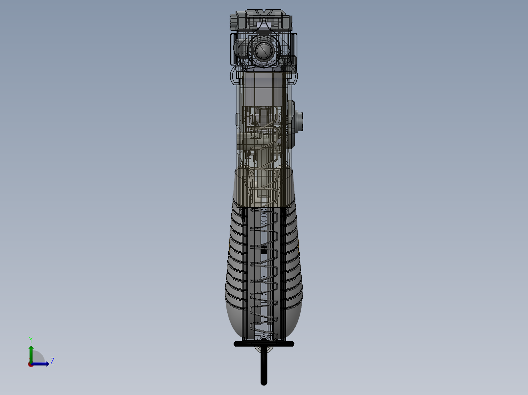毛瑟C96军用手枪左视图