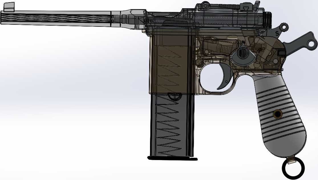 毛瑟C96军用手枪