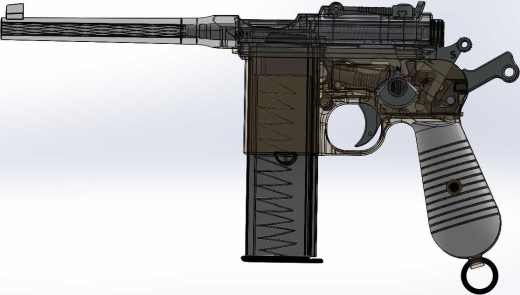 毛瑟C96军用手枪缩略图