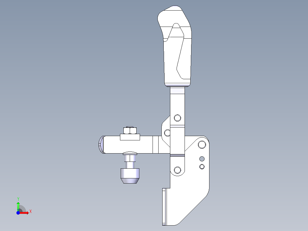 德克斯TUNKERS气缸数模T2-10_UF_TUENKERS前视图
