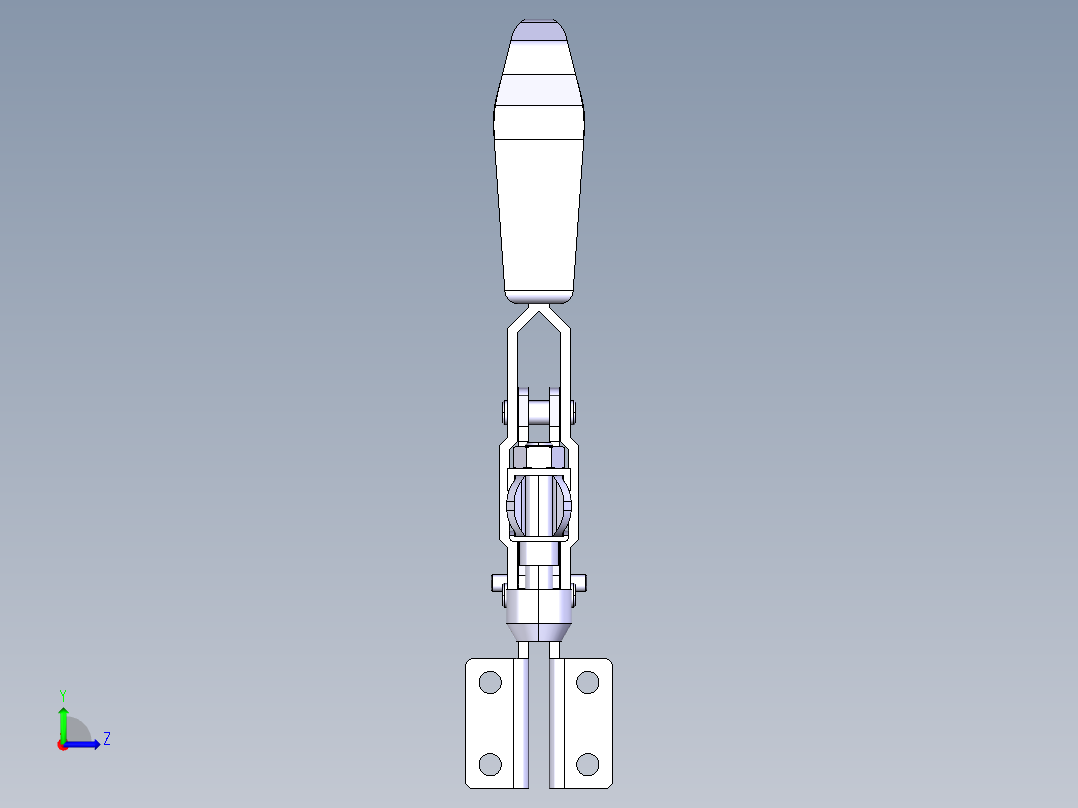 德克斯TUNKERS气缸数模T2-10_UF_TUENKERS左视图