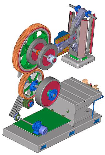 齿轮传动5轴数控冲床