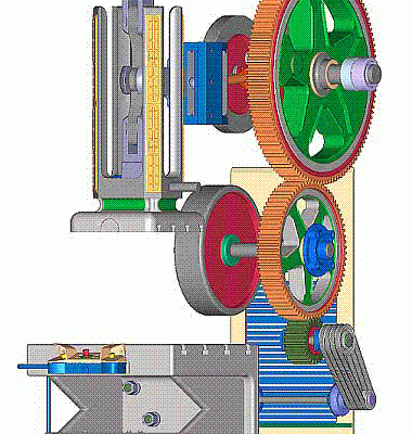 齿轮传动5轴数控冲床