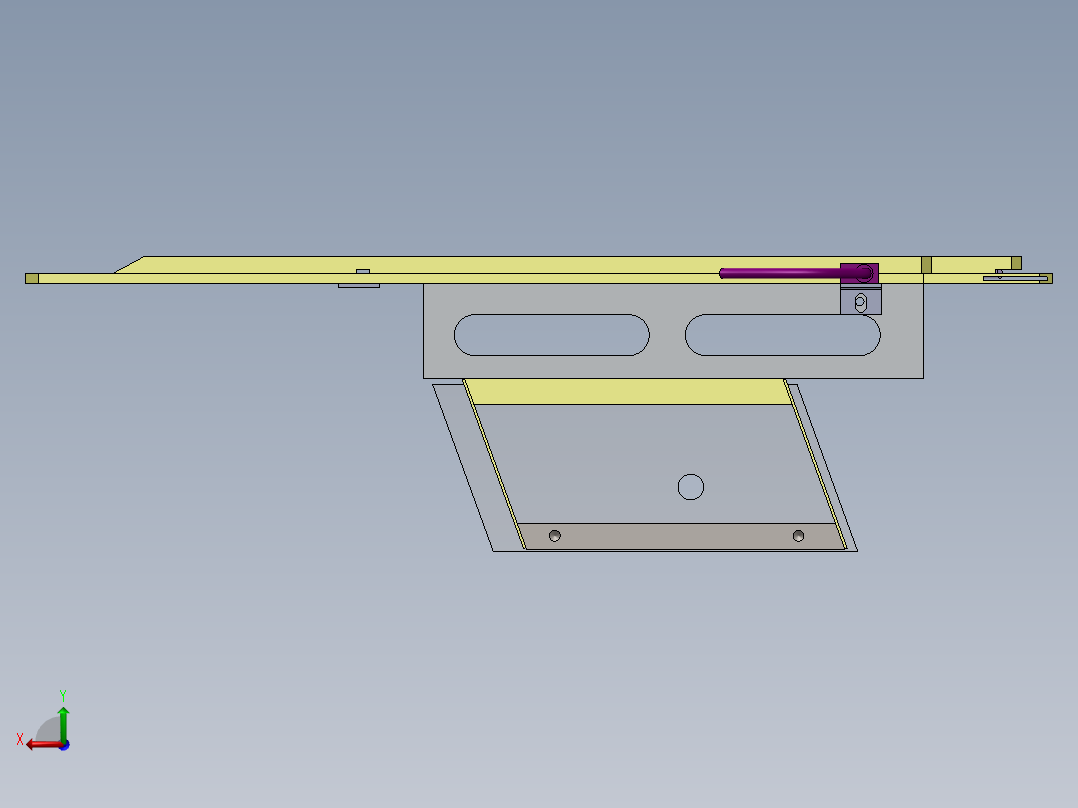 气动式散装电容成型机后视图