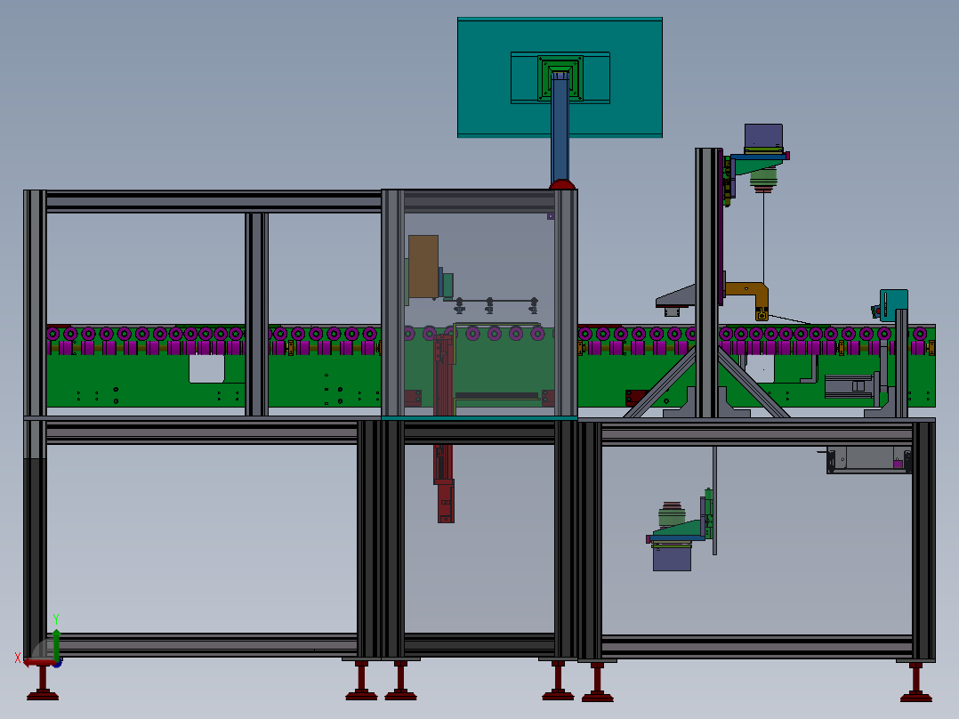 液晶面板AOI检测机sw18可编辑后视图