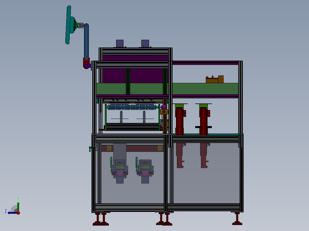液晶面板AOI检测机sw18可编辑右视图