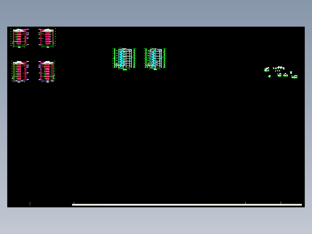 灌庄小区小区8#住宅建筑图