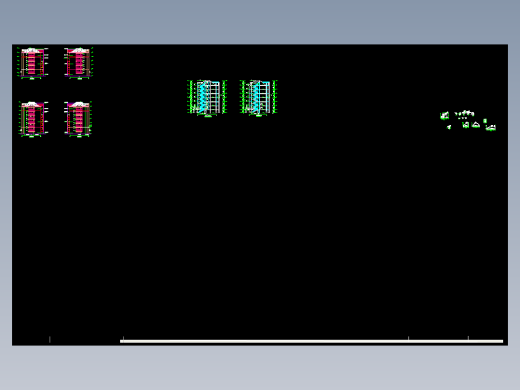 灌庄小区小区8#住宅建筑图