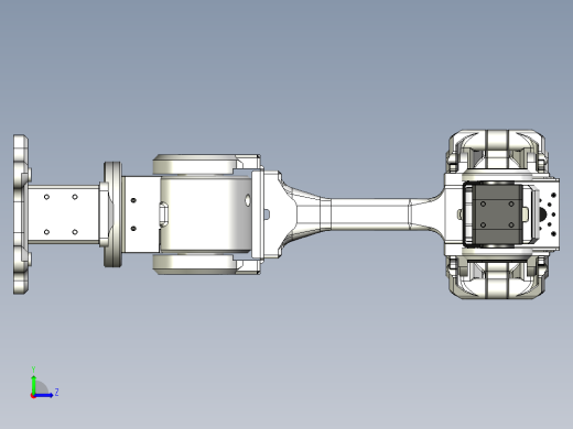 6自由度机械臂左视缩略图
