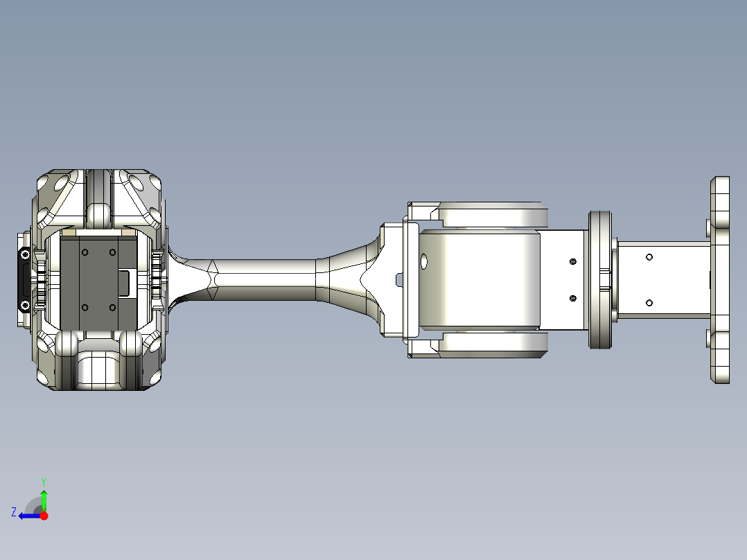 6自由度机械臂右视图