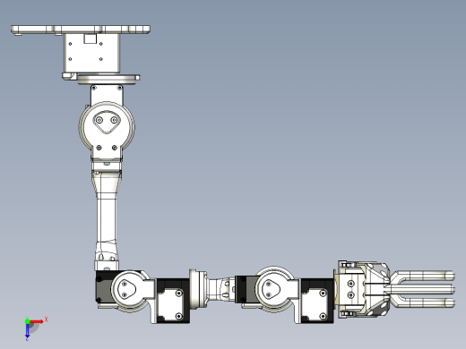 6自由度机械臂俯视缩略图