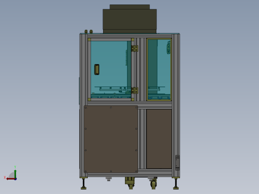 AGV升降转向输送（sw20可编辑+工程图+bom）后视缩略图