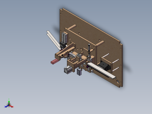 网线接口自动压合设备sw17可编辑正等轴测缩略图