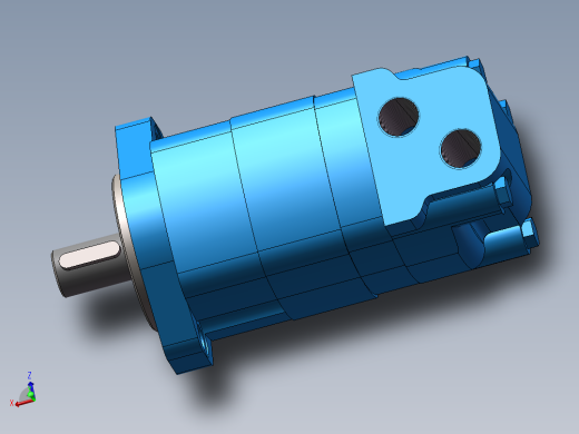 伊顿2K-130摆线液压马达平键标准轴