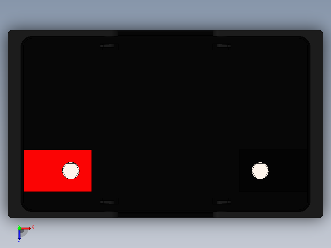 电池仓、电池(5)俯视图