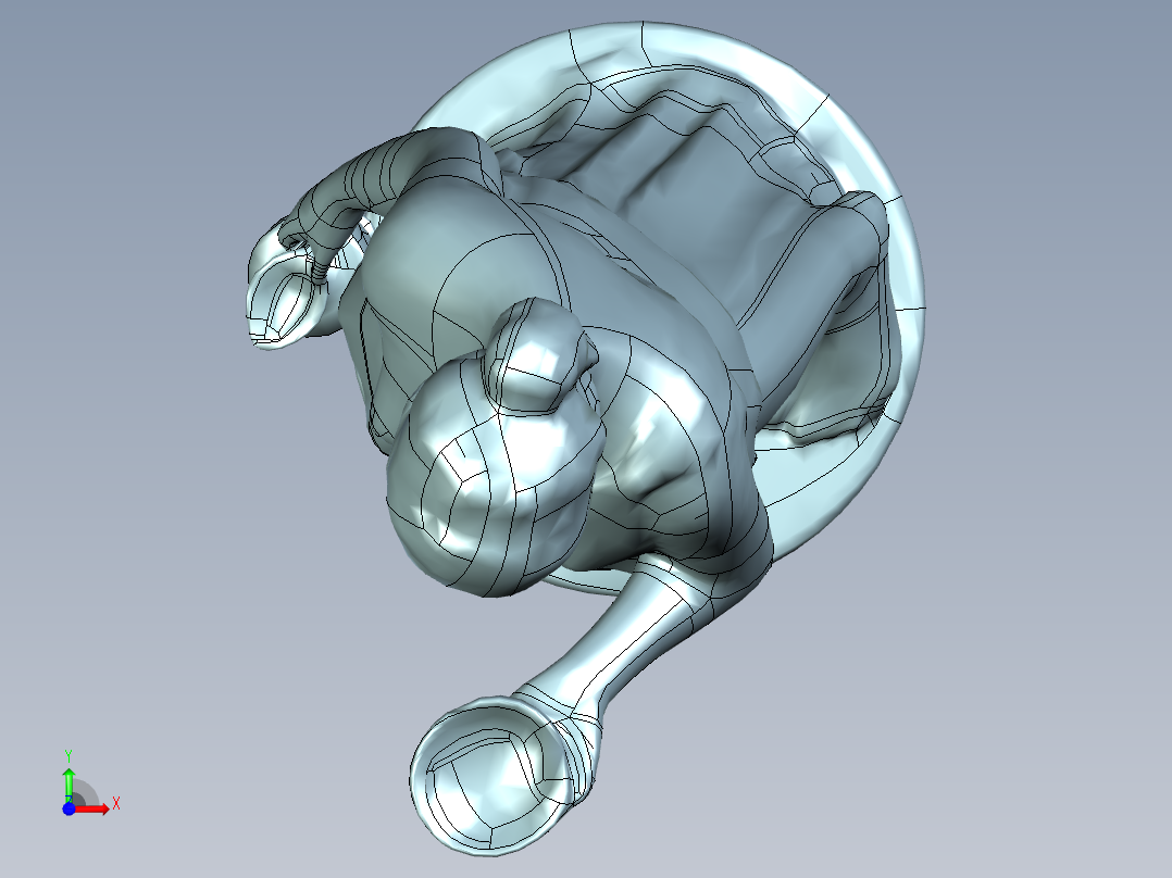 人体模型(102)前视图