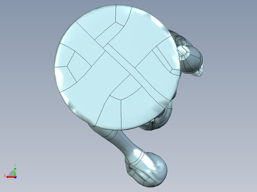 人体模型(102)后视图