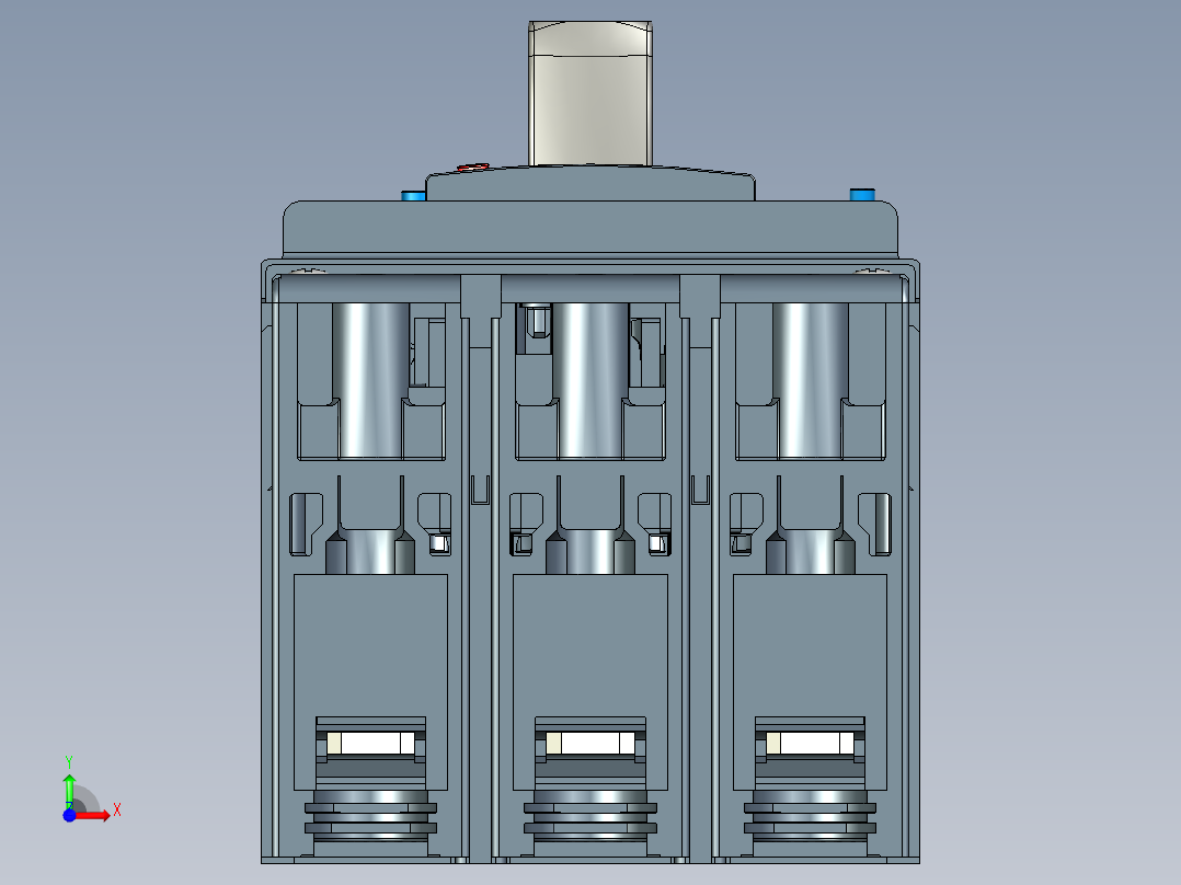 ABB MCCB SACE Tmax XT2 Ekip 电子脱扣单元前视图