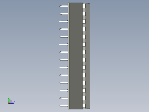 DIP28W 带IC插座左视缩略图