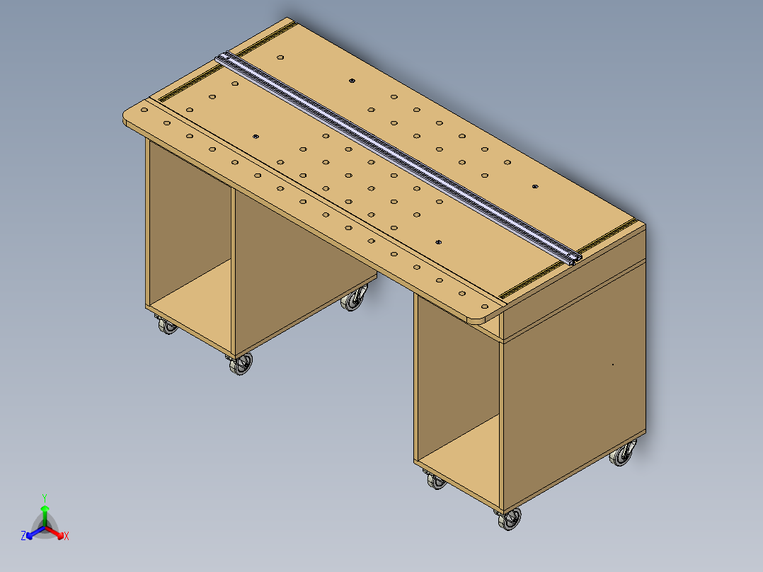 工作台compact-movable-carpenter-workbench--stp