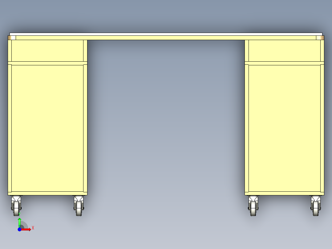 工作台compact-movable-carpenter-workbench--stp前视图